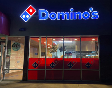 Liberty Services Decon sanitizes Domino's